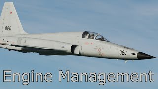 DCS F5E Engine Management [upl. by Ebenezer973]