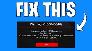 How To Fix DayZ Login Error  Fix DayZ Error Code 0x00040046 This Account Is Already Connected [upl. by Silirama604]