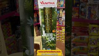 Vanitha 6 inch Jungle PartyVanitha fireworksLargest skyshot crackerCrackers in Sivakasi [upl. by Annazor]