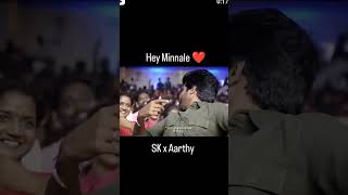 Hey Minnale ❤️  Sivakarthikeyan 💞 Aarthy  please like and subscribe to my channel [upl. by Nanerb]