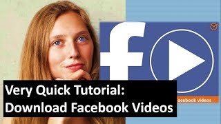 How to Download a Facebook Video HD very Quick [upl. by Emiline692]