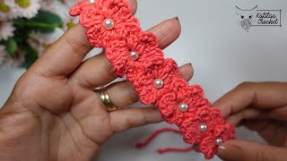 DIADEMA DE FLORES A CROCHET  PASO A PASO  FÁCIL Y RAPIDO [upl. by Surtimed]