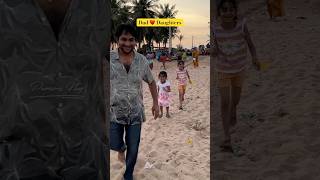 Anbaana magal vandaal  Dad and daughters  Sid sriram  Jhanu  Mahi  Perams Vlog Beach vibes [upl. by Avek]