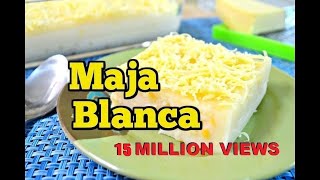 Maja Blanca Recipe Filipino Coconut Pudding [upl. by Tillfourd]