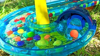 Somen Wiggle☆10 kinds of water slides water sounds and asmr [upl. by Dohsar661]