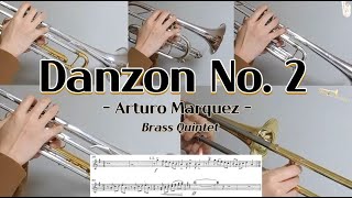 Danzon No2  Arturo Marquez  Brass Quintet [upl. by Crary]