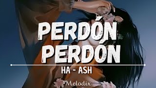 HaAsh  Perdón Perdón Letra Lyric “Por haber esperado demasiado de un perdedor” [upl. by Sible421]