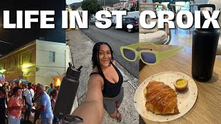 St Croix Jump Up  solo beach day amazon haul amp new hair  LIFE IN ST CROIX VIRGIN ISLANDS [upl. by Montanez]