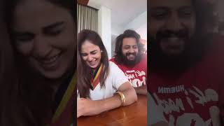 Ritesh Deshmukh And Genelia DSouza Funny Instagram Reels 🔥🔥 trendingshorts funnyvideos reels [upl. by Nylirac]