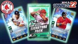 MLB 9 Innings 22  TEAM SELECT SIGNATURE PACK 3 New Primes New Team Diamond [upl. by Su]