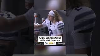 Colorado fan asks Kansas State QB to take a selfie 💀 shorts [upl. by Borroff318]