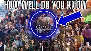 GAME OF THRONES Character Screen Time Showdown [upl. by Nnylyoj334]