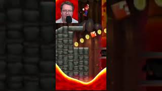 The Floor is Still Lava  New Super Mario Bros Wii World 83 shorts [upl. by Anitak201]