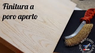 Dipingere il legno con finitura a poro aperto [upl. by Bugbee207]