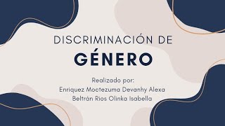 Entrevista Discriminación de género [upl. by Lin]