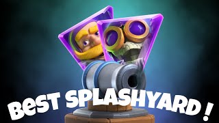 New best Splashyard deck   Clash Royale [upl. by Eniamat899]