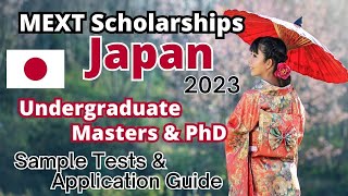 Japanese Government MEXT Scholarships 2023 [upl. by Miarzim]