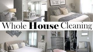 WHOLE HOUSE CLEANING  CLEAN WITH ME  ENTIRE HOME CLEANING [upl. by Mcfadden399]