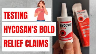 Testing Hycosans Bold Relief Claims [upl. by Feingold]