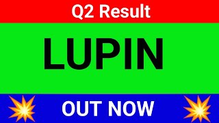 Lupin share Q2 result 2025  Lupin results today  Lupin share latest news  Lupin share news today [upl. by Liuqa]