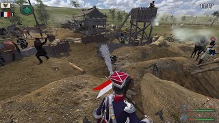 Custom map 6 defending amp attacking in Mount amp Blade Warband Napoleonic Wars [upl. by Menashem735]