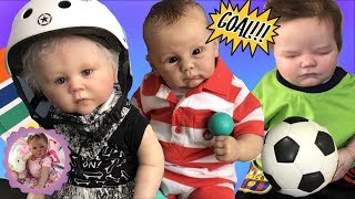 REBORN BABIES PLAYING GAMES For Theme Thursday  Sports [upl. by Tomlinson]