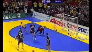 Sweden vs Germany EM2002 Handball Part 1114 [upl. by Borchers]