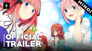 The Quintessential Quintuplets New Anime  Official Main Trailer 1  Hindi Dub [upl. by Weylin104]