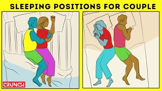 SIX BEST SLEEPING POSITIONS FOR COUPLES [upl. by Zebulon]