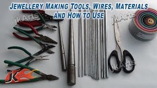 Jewellery Making Tools Wires Materials and How to Use  JK Arts 305 [upl. by Jews]