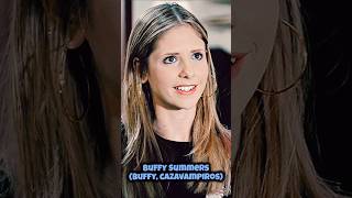 Mejores personajes del cine y la tv Parte 1 Buffy Summers Buffy cazavampiros sarahmichellegellar [upl. by Natal]