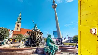 【4K Stroll】Alexanderplatz  Berlin  Germany  A Square That Was a Symbol of East Berlin [upl. by Rigdon]