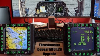 Thrustmaster Cougar MFD LCD Upgrade [upl. by Clementine]