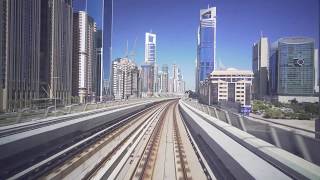 United Arab Emirates metro ride from Dubai Internet City to ABCB [upl. by Baxter]