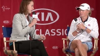 Stacy Lewis PreTournament Interview from the 2014 Kia Classic [upl. by Rafat]