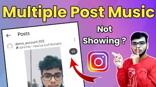 Instagram Music Not Showing In Multiple Post  Problem Solved  Add Music In Instagram Multiple Post [upl. by Ranite488]