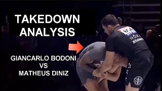 ADCC 2022 Takedown Analysis of Giancarlo Bodoni VS Matheus Diniz [upl. by Thun]