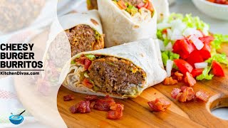 Cheesy Burger Burritos [upl. by Asare]