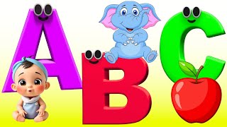 ABC song  a for apple  abc phonics song for toddlers  nursery rhymes abcd [upl. by Atinid]