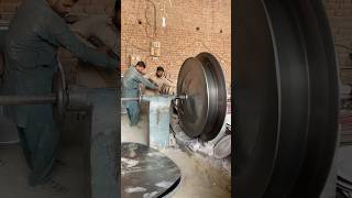 Satellite signal dish antenna body making process shorts amazing handmade [upl. by Clymer409]