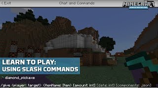 Using Slash Commands in Minecraft Education Edition [upl. by Hanej530]