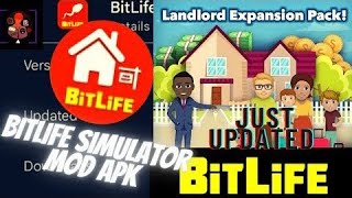 Bitlife 385v mod APK  bitzen and stock market god mode time machine expansion pack Landlord [upl. by Merry713]