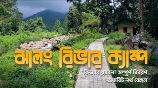 Jholung River Camp  WBFDC JHOLUNG  OffBeat North Bengal  Route and Information [upl. by Nylloh]