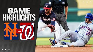 Mets vs Nationals Game Highlights 7324  MLB Highlights [upl. by Yanal377]