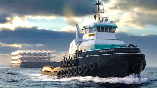 Top 5 Most Powerful Tugboats in The World  Biggest Tugboat [upl. by Robaina]