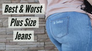 Best amp Worst Plus Size Jeans amp Jeggings Review Try On Haul  Plus Size Fashion [upl. by Shaw]