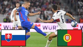 SLOVENSKO VS PORTUGALSKO KVALIFIKÁCIA NA EURO 2024 [upl. by Maleki]