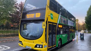 Dublin bus Volvo B9TL Wright Eclipse Gemini 2 GT136Route 83A to Harristown [upl. by Favin]