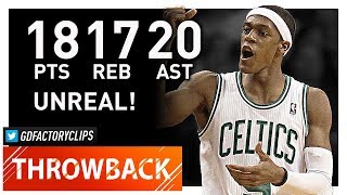 Throwback Rajon Rondo TripleDouble Highlights vs Knicks 20120304  18 Pts 20 Ast 17 Reb [upl. by Ayak829]