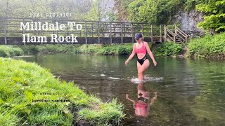 Milldale to Ilam Rock  Hike  Wild Swimming  Short Walks  Peak District [upl. by Einnor]